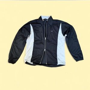 Black and White Vintage Nike Windbreaker Jacket